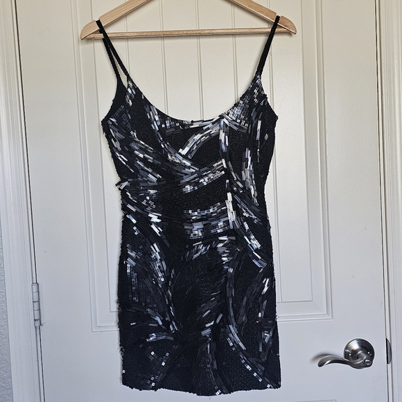 2008 AllSaints Fifi Hand Embroidered Dress - Picture 2 of 12